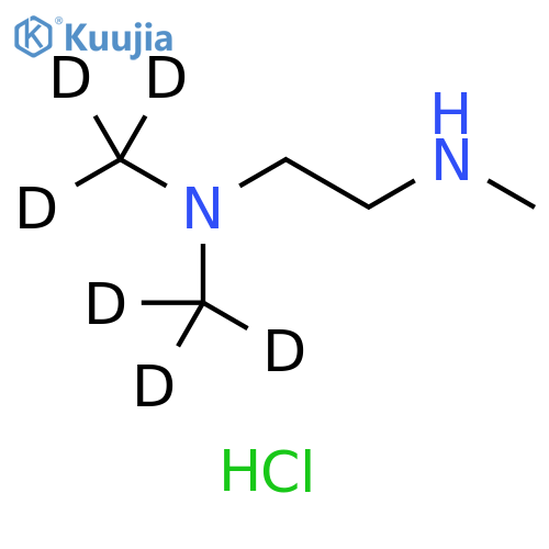 1,2-Ethanediamine, N2-methyl-N1,N1-di(methyl-d3)-, hydrochloride (1:2) structure