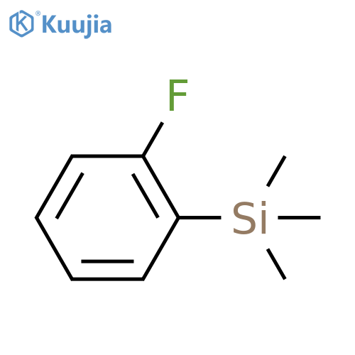 (2-Fluorophenyl)trimethylsilane structure