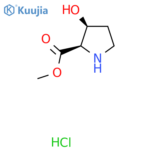 Methyl (2r,3s)-3-hydroxypyrrolidine-2-carboxylate hydrochloride structure