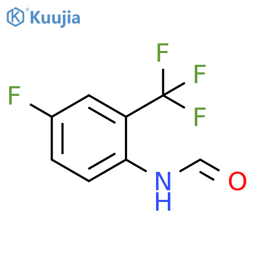 N-[4-Fluoro-2-(trifluoromethyl)phenyl]formamide structure