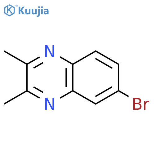 6-Bromo-2,3-dimethylquinoxaline structure