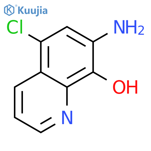 7-Amino-5-chloroquinolin-8-ol structure