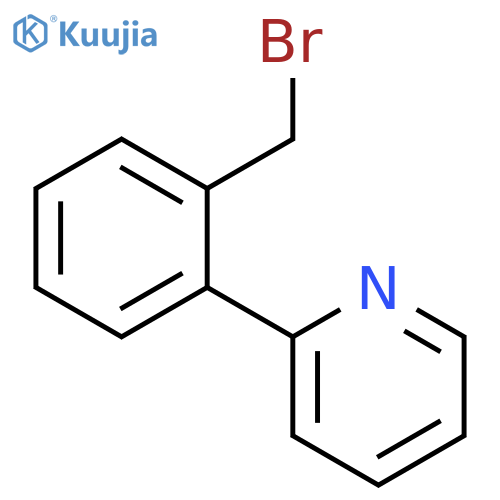 Pyridine, 2-[2-(bromomethyl)phenyl]- structure