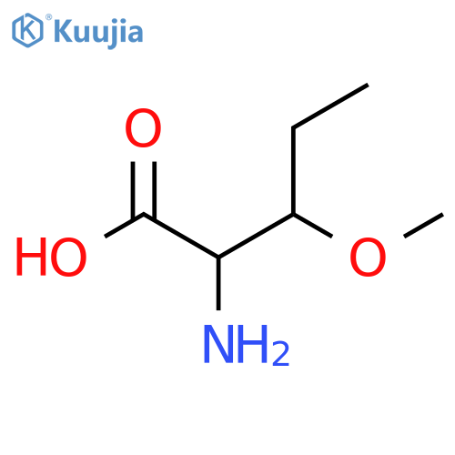 2-Amino-3-methoxypentanoic acid structure