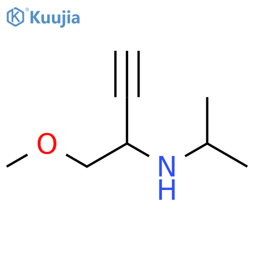 3-Butyn-2-amine, 1-methoxy-N-(1-methylethyl)- structure