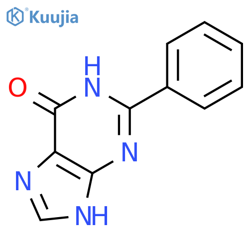 6H-Purin-6-one,1,9-dihydro-2-phenyl- structure