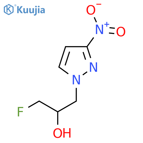 1-fluoro-3-(3-nitro-1H-pyrazol-1-yl)propan-2-ol structure