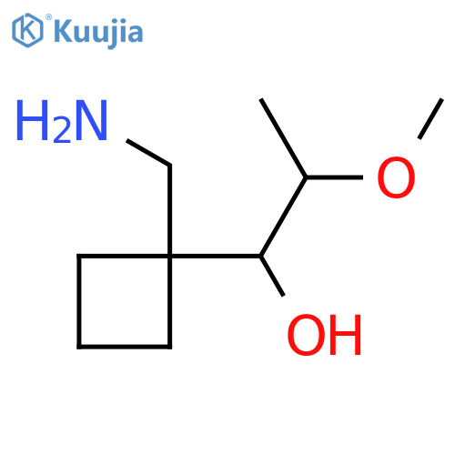 Cyclobutanemethanol, 1-(aminomethyl)-α-(1-methoxyethyl)- structure