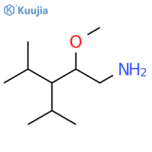 2-Methoxy-4-methyl-3-(propan-2-yl)pentan-1-amine structure