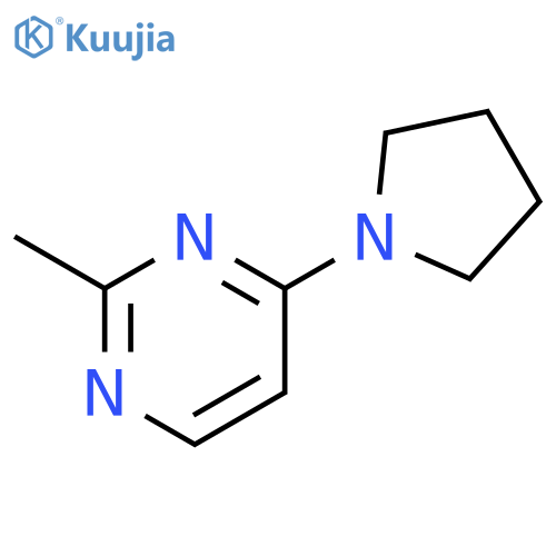 2-methyl-4-(pyrrolidin-1-yl)pyrimidine structure