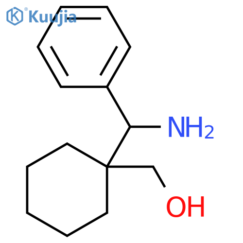 Cyclohexanemethanol, 1-(aminophenylmethyl)- structure