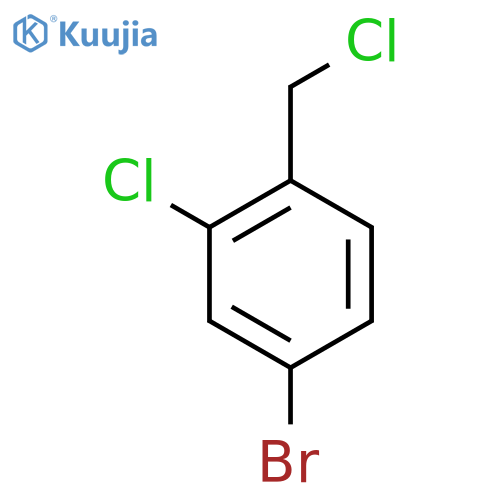 4-Bromo-2-chloro-1-(chloromethyl)benzene structure