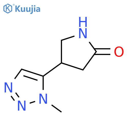 4-(1-methyl-1H-1,2,3-triazol-5-yl)pyrrolidin-2-one structure