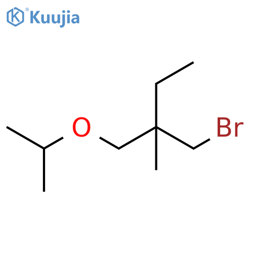 Butane, 1-bromo-2-methyl-2-[(1-methylethoxy)methyl]- structure
