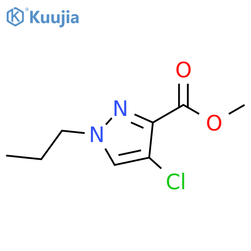 methyl 4-chloro-1-propyl-1H-pyrazole-3-carboxylate structure