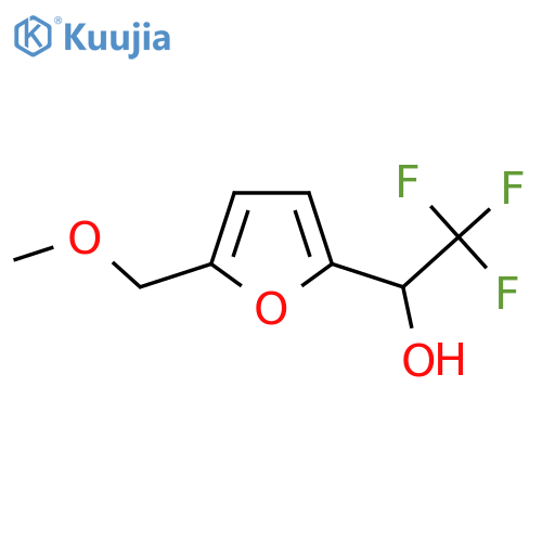 2,2,2-Trifluoro-1-[5-(methoxymethyl)furan-2-yl]ethanol structure