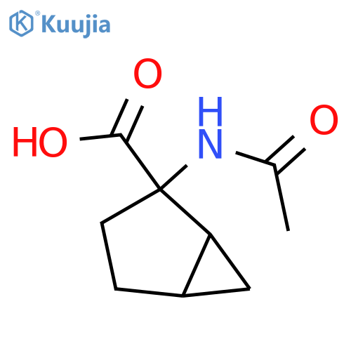 2-Acetamidobicyclo[3.1.0]hexane-2-carboxylic acid structure
