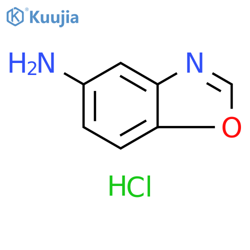 5-Amino-1,3-benzoxazole hydrochloride structure