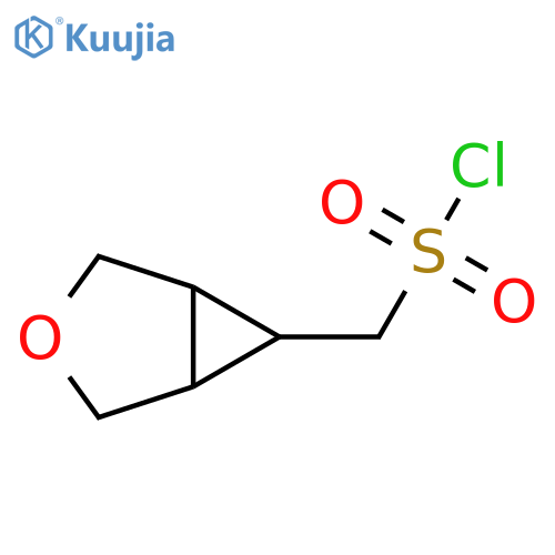 3-oxabicyclo[3.1.0]hexan-6-ylmethanesulfonyl chloride structure