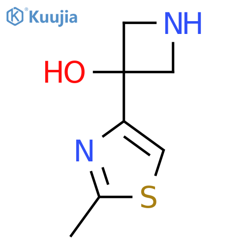 3-(2-Methyl-1,3-thiazol-4-yl)azetidin-3-ol structure