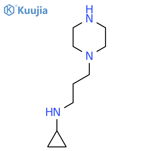 N-[3-(piperazin-1-yl)propyl]cyclopropanamine structure