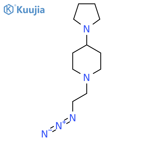 1-(2-Azidoethyl)-4-(pyrrolidin-1-yl)piperidine structure