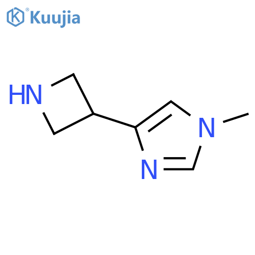 1H-Imidazole, 4-(3-azetidinyl)-1-methyl- structure
