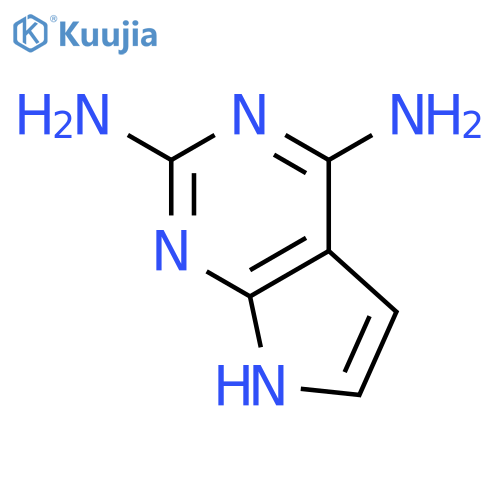 7H-Pyrrolo[2,3-d]pyrimidine-2,4-diamine structure