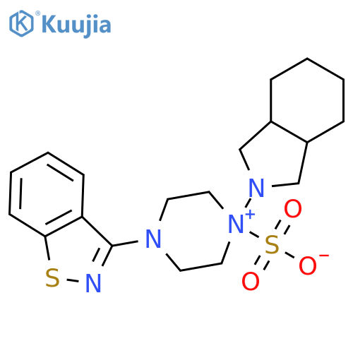 (3aR,7aR)-4'-(1,2-Benzisothiazol-3-yl)octahydro-spiro2H-isoindole-2,1'-piperazinium Methanesulfonate structure
