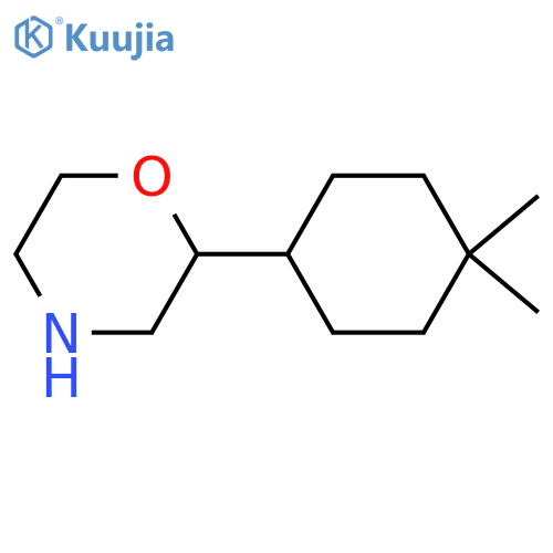 2-(4,4-Dimethylcyclohexyl)morpholine structure