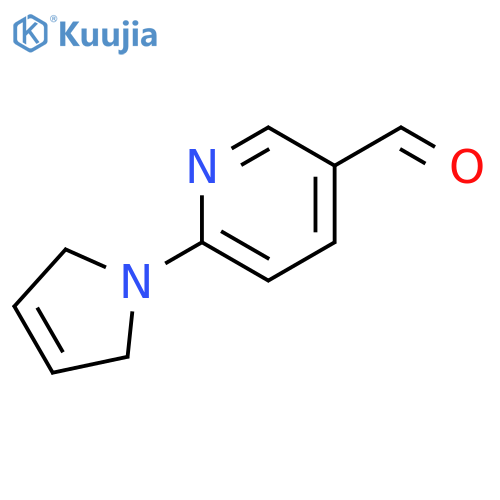 6-(2,5-Dihydro-1H-pyrrol-1-yl)pyridine-3-carbaldehyde structure
