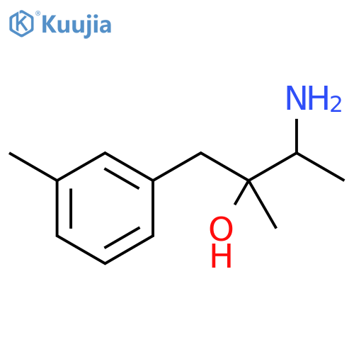 3-amino-2-methyl-1-(3-methylphenyl)butan-2-ol structure
