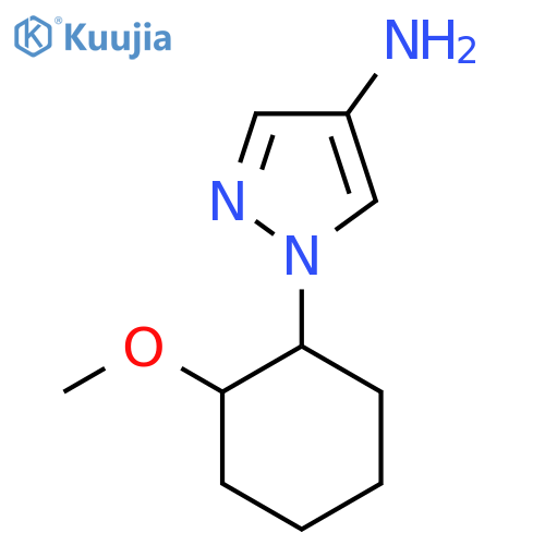 1-(2-Methoxycyclohexyl)-1H-pyrazol-4-amine structure