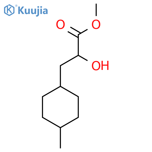 Methyl 2-hydroxy-3-(4-methylcyclohexyl)propanoate structure