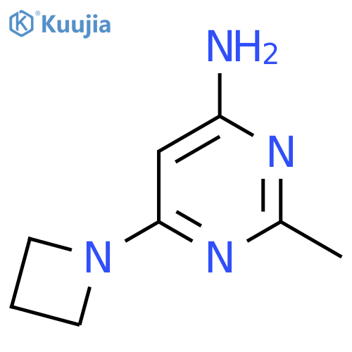 6-(Azetidin-1-yl)-2-methylpyrimidin-4-amine structure