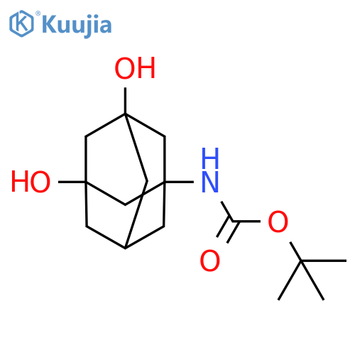 N-(3,5-Dihydroxytricyclo3.3.1.13,7dec-1-yl)carbamic Acid 1,1-Dimethylethyl Ester structure