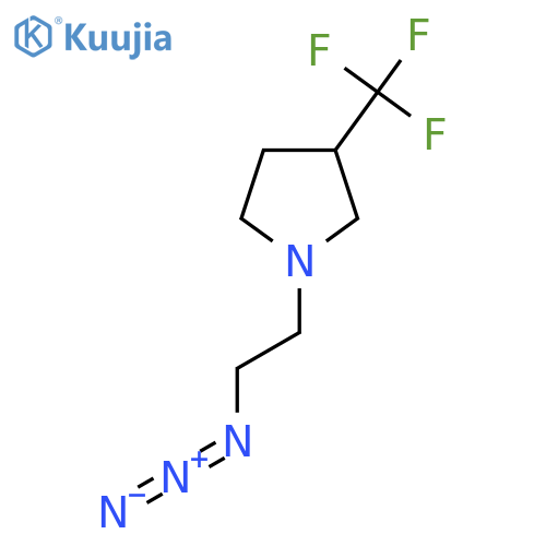 1-(2-Azidoethyl)-3-(trifluoromethyl)pyrrolidine structure