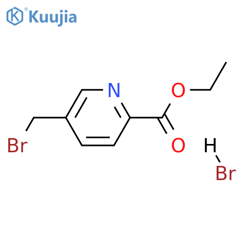ethyl 5-(bromomethyl)pyridine-2-carboxylate hydrobromide structure