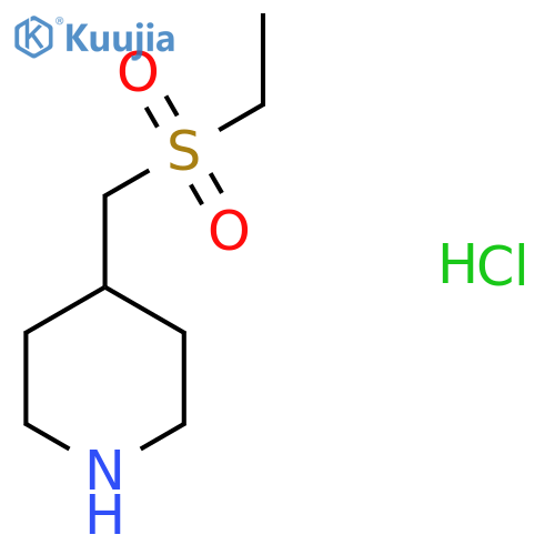 4-[(Ethanesulfonyl)methyl]piperidine hydrochloride structure