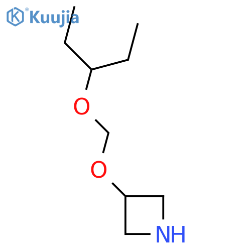 3-[(Pentan-3-yloxy)methoxy]azetidine structure