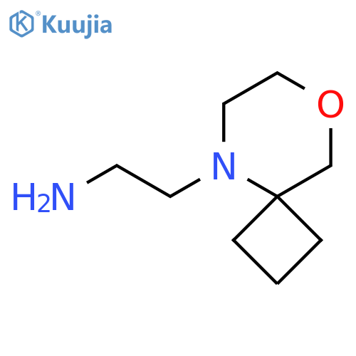 2-{8-Oxa-5-azaspiro[3.5]nonan-5-yl}ethan-1-amine structure