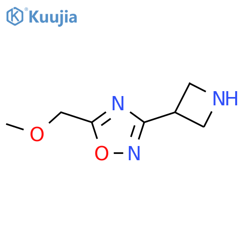 3-(Azetidin-3-yl)-5-(methoxymethyl)-1,2,4-oxadiazole structure