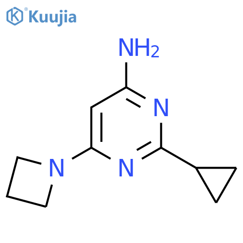 6-(Azetidin-1-yl)-2-cyclopropylpyrimidin-4-amine structure