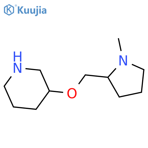 3-(1-methylpyrrolidin-2-yl)methoxypiperidine structure