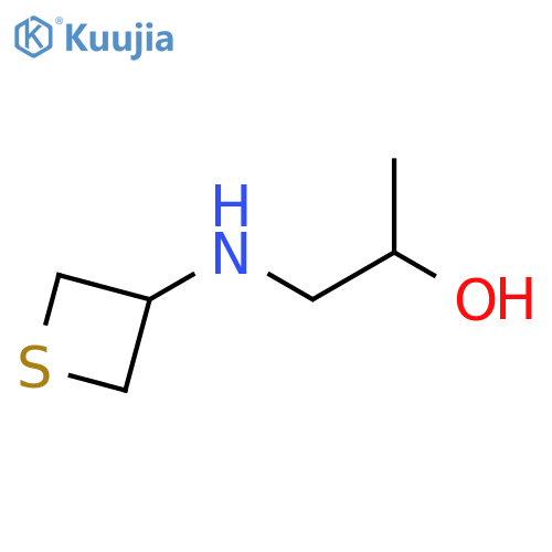 1-[(thietan-3-yl)amino]propan-2-ol structure
