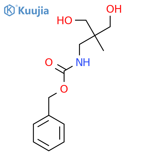 benzyl N-[3-hydroxy-2-(hydroxymethyl)-2-methylpropyl]carbamate structure