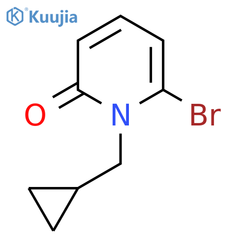 6-Bromo-1-(cyclopropylmethyl)-1,2-dihydropyridin-2-one structure