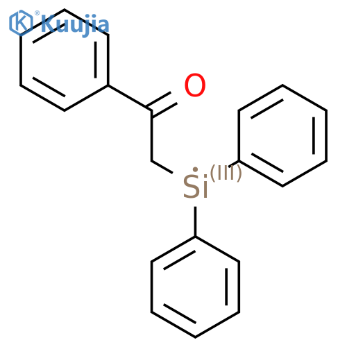 2-(Diphenylsilyl)-1-phenylethan-1-one structure
