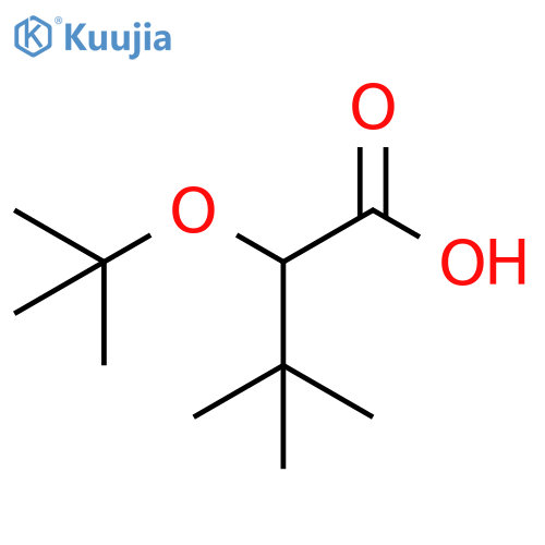 2-(tert-butoxy)-3,3-dimethylbutanoic acid structure