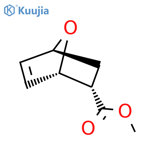 7-Oxabicyclo[2.2.1]hept-5-ene-2-carboxylicacid, methyl ester, (1S,2S,4S)- structure